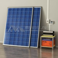 Комплект солнечных батарей 1,5кВт/200Ач/2,5кВт*ч в сутки "Автономная электростанция - 400"