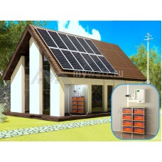 Комплект солнечных батарей 6,8кВт/1600Ач/18кВт*ч в сутки "Комбинированная электростанция - 3360 PRO" 