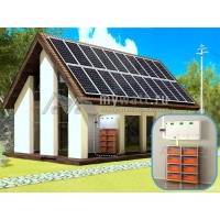 Комплект солнечных батарей 20,4кВт/1600Ач/35кВт*ч в сутки "Комбинированная электростанция - 5600 PRO" (3 ФАЗЫ)