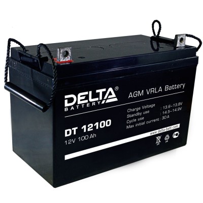 AGM аккумулятор Delta DT 12100