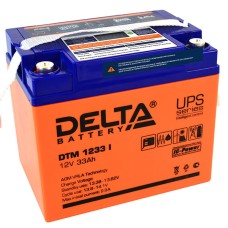 AGM аккумулятор DELTA DTM 1233 i