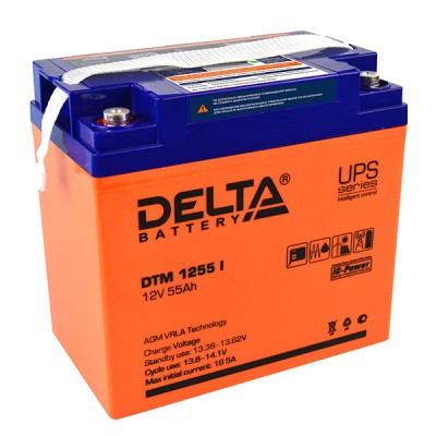 AGM аккумулятор DELTA DTM 1255 i