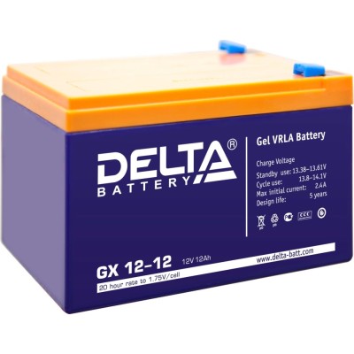 Гелевый аккумулятор DELTA GX 12-12
