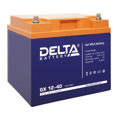 Гелевый аккумулятор DELTA GX 12-40