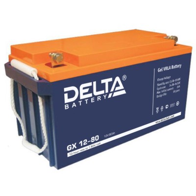 Гелевый аккумулятор DELTA GX 12-80