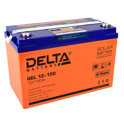 Гелевый аккумулятор DELTA GEL 12-100