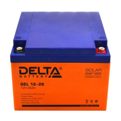 Гелевый аккумулятор DELTA GEL 12-26