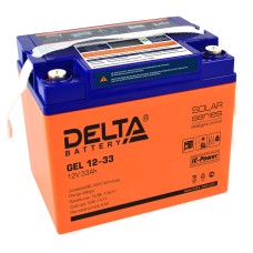 Гелевый аккумулятор DELTA GEL 12-33