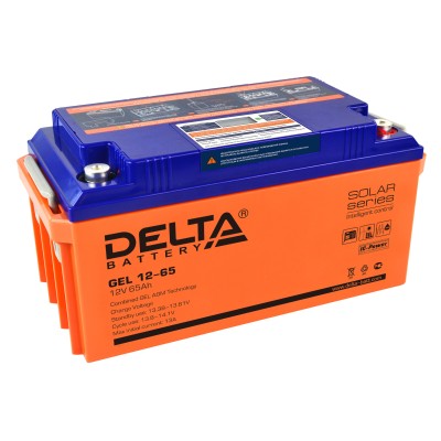 Гелевый аккумулятор DELTA GEL 12-65