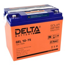 Гелевый аккумулятор DELTA GEL 12-75