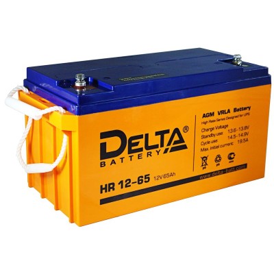 AGM аккумулятор DELTA HR 12-65