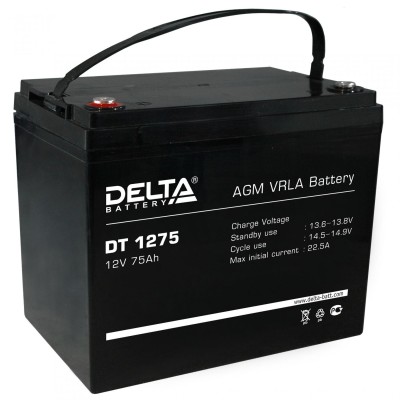 AGM аккумулятор Delta DT 1275