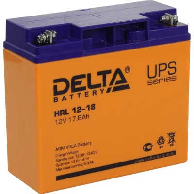 AGM аккумулятор DELTA HRL12-18