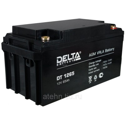 AGM аккумулятор Delta DT 1265