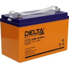 AGM аккумулятор DELTA DTM 12100 L