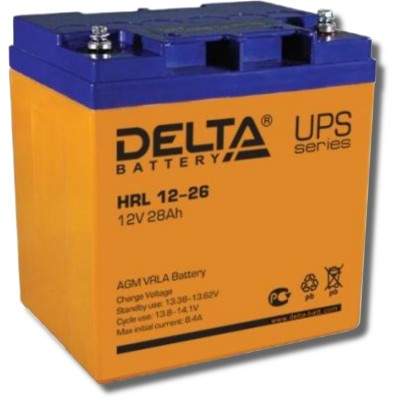 AGM аккумулятор DELTA HRL12-26