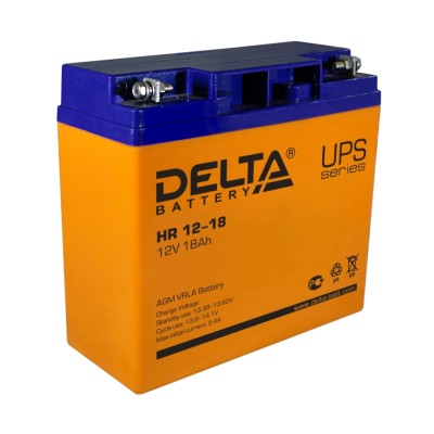 AGM аккумулятор DELTA HR 12-15