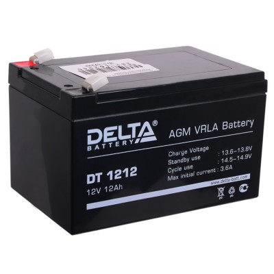 AGM аккумулятор Delta DT 1212
