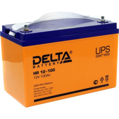 AGM аккумулятор DELTA HR 12-100 L