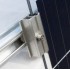 Боковой фиксатор для безрамочных солнечных батарей толщиной 5-11 мм 